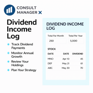 Dividend income log