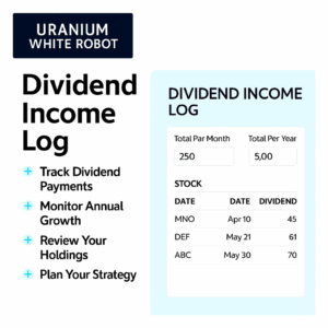 Dividend income log