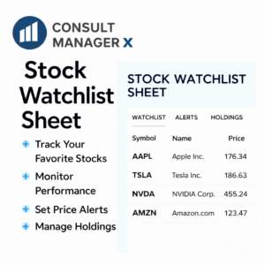 Stock Watchlist Sheet